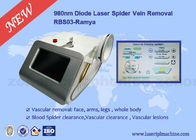 Laserowe usuwanie naczyń laserowych 980nm Laserowa maszyna do usuwania diod laserowych