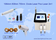 Usuwanie tatuażu Nd Yag Laser diodowy 808 nm Depilacja laserowa i laser Pico 2 w 1