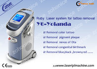 1064nm / 532nm Laserowa maszyna do usuwania tatuażu Mini do dermatologii Salon kosmetyczny