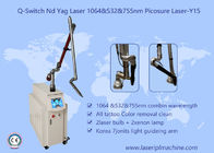 Przełącznik Q Usuwanie plam ND YAG usuwanie pigmentu Laserowe usuwanie tatuażu picosecond 532/755 / 1064nm