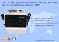 2 w 1 RF Beauty Equipment Napinanie skóry Kawitacja Wyszczuplanie 4D Circle Rv Micro Heat Handle Machine