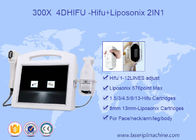 Maszyna 2 w 1 Face Lift 3D HIFU Ultradźwięki o wysokiej intensywności 110 V - 220 V. Napięcie