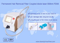 Trwała diodowa laserowa maszyna do usuwania włosów Włókno sprzężone 808nm 600w Moc