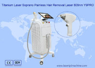 120J / CM Tytanowa laserowa bezbolesna maszyna do usuwania włosów 808