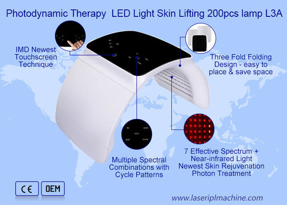 ZOHONICE 610nm Przenośne 220-częściowe urządzenie do napinania skóry LED