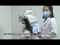 660nm Diody Wyrost włosów Maszyna Laser Therapy Maszyna HR208 1 rok gwarancji