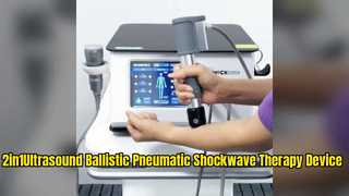12Bar Muscle Relaxation Pain Relief Ultrasound Pneumatic Shockwave Therapy Device