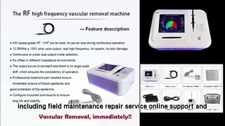 Sprzęt kosmetyczny RF o mocy 35 W do usuwania naczyń i liftingu twarzy