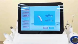 Maszyna do dokładnego czyszczenia twarzy z dermabrazją diamentową 9 w 1 o wysokiej częstotliwości