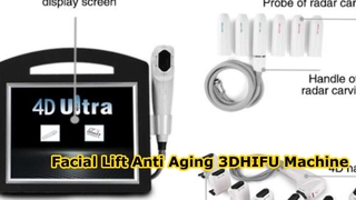 Lifting twarzy Anti Aging 3D HIFU Maszyna Ultradźwiękowa maszyna wyszczuplająca do ciała