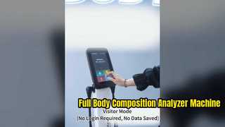8-punktowy kontaktowy analizator składu ciała z pomiarem tkanki tłuszczowej