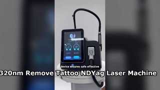 Pikosekundowy laser 532nm 1064nm 1320nm do usuwania tatuażu ND Yag