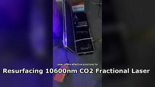 60W Odnawianie skóry Napinanie pochwy Rurka RF 10600nm Frakcyjna maszyna laserowa Co2