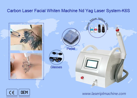2000 Mj Q Switched Nd Yag Laserowe usuwanie tatuerek Professional Beauty Device