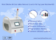 Laserowa maszyna do usuwania tatuażu 1-5 Hz Przenośny przełącznik Q Nd Yag 1064nm / 532nm