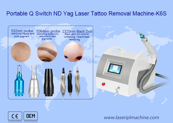 Q Switch Nd Yag Laserowe urządzenia do usuwania tatuaży 1320nm Pigment Speckle Removal