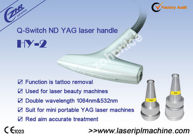 Nd Yag Laser Handle Hy 2 do usuwania Tattll z podwójną długością fali