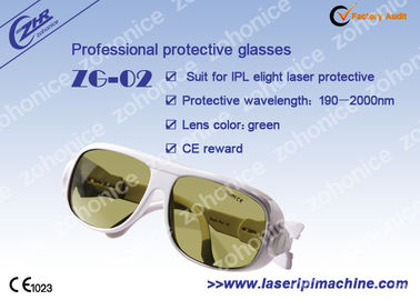 Profesjonalne specjalne żółte okulary laserowe Yag 190nm IPL elight laserowe ochronne