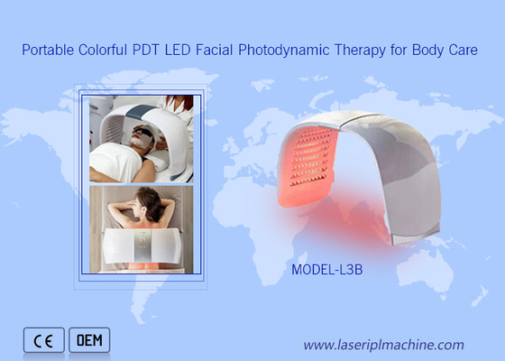 Salon użyć przenośny kolorowy Pdt Led Photodynamic Therapy Machine dla starzenia się skóry