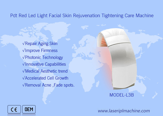 Przenośna 640nm kolorowa Pdt Led Light Therapy Machine dla pielęgnacji ciała
