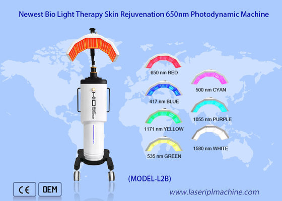 Najnowsza Bioterapia Światłem Odmłodzenie skóry 650nm Fotodynamiczna Maszyna