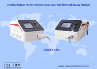 Laserowa maszyna do usuwania włosów z diodą dotykową 808nm Przenośna stała 1600w