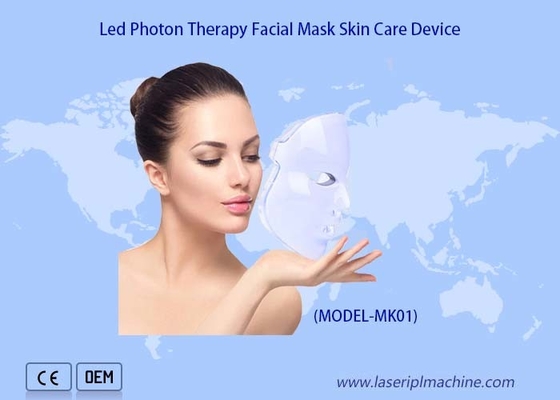 7 kolorów LED Light Therapy Maska kosmetyczna do usuwania zmarszczek Dbanie o skórę