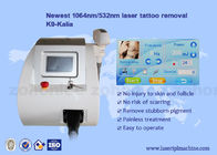 Przenośny mini nd yag Laser 1064nm / 532nm maszyna do usuwania tatuażu fal