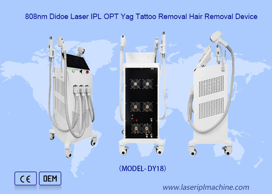 3in1 Ipl 808nm Diod Laser Machine Nd Yag urządzenie do usuwania tatuaży