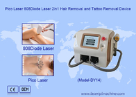 Bezbolesna maszyna do usuwania tatuaży diodowa laserowa 2 w 1