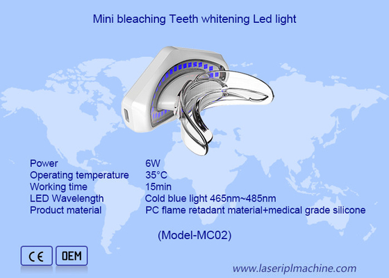 Mini LED Light Whitening Bezprzewodowe urządzenie do wybielań zębów LED