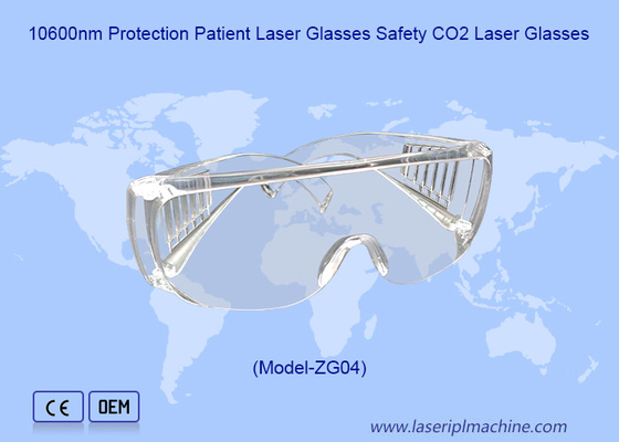 Okulary ochronne laserowe z emisją CO2 10600nm z przepuszczalnością