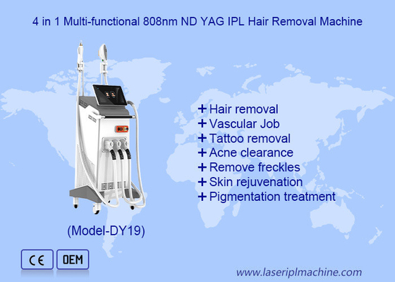 Q Przełącznik 3 w 1 Nd Yag+Diod Laser+IPL Laser Hair Removal Beauty Machine