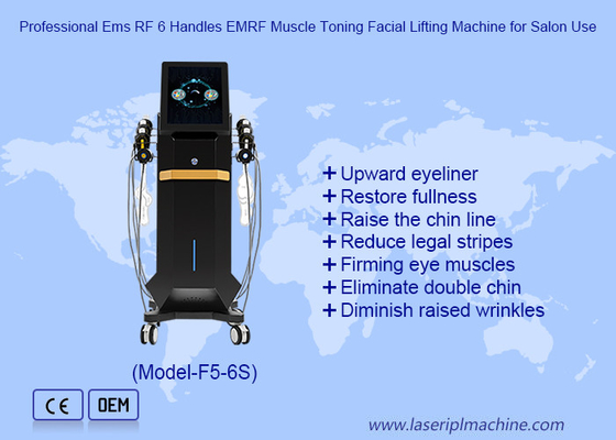 6 W 1 Stymulacja elektromagnetyczna EMS RF Rzeźba twarzy EMRF Maszyna