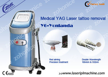Profesjonalna maszyna do usuwania tatuaży laserową Q Switched Nd Yag Medical 1064nm 532nm