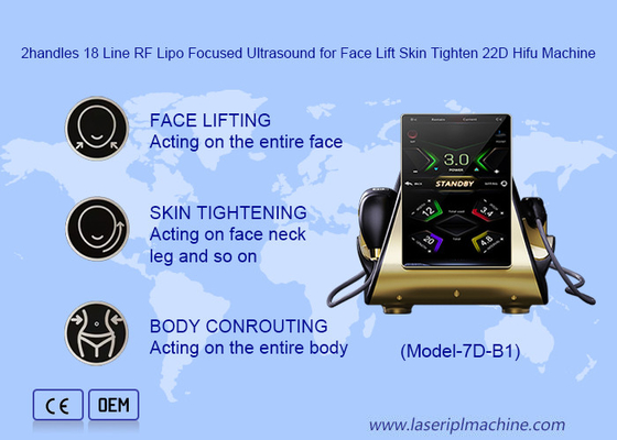 Przenośny 2 w 1 13d Max Dual System Hifu Maszyna do Anti-aging Baby Slimming