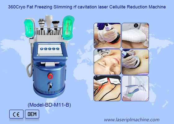 360 Cryo Vacuum RF Lipo Laser 6 w 1 Fat Freezing Weight Loss Body Slimming Machine