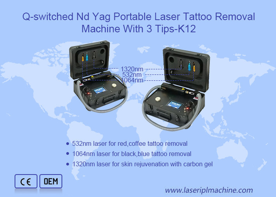 Ce Lista wysokiej jakości przenośna maszyna do usuwania tatuaży laserowej AC220V 1064nm 532nm 5HZ