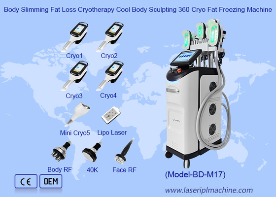 Utrata tkanki tłuszczowej Kryoterapia Cool Body Sculpting 360 Cryo Fat Freezing Machine