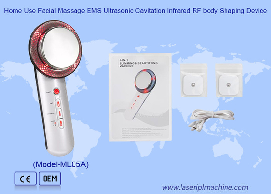 Użycie domowe Masaż twarzy Ems Ultrasonic Cavitation Infrared RF urządzenie kształtujące ciało
