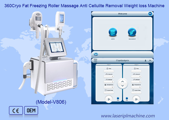 360 Cryo Fat Freezing Roller Massager Anti Cellulite Removal Maszyna do odchudzania