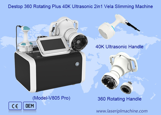 360 stopni obrotowe tłuszczu zamrażanie RF próżnia 40K Kawitacja Velashaping Slimming Machine