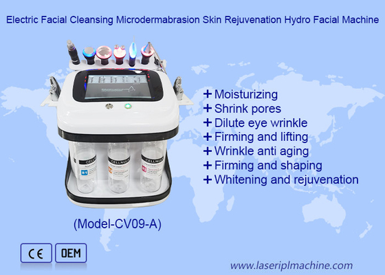 Odmłodzenie skóry Mikrodermabrazja Bąbelkowy tlen Rf Hydro Aqua Peeling Machine