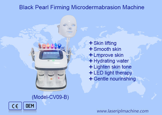 Black Pearl Aqua Peel RF Ultrasonic Oxygen Bubble Hydro Microdermabrasion Machine do głębokiego czyszczenia