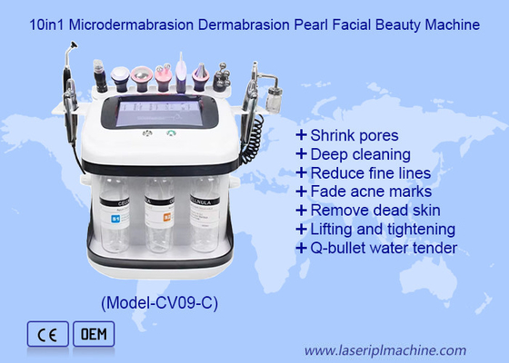 Upieka twarzy Aqua Peel RF Oxygen Jet Hydro Microdermabrasion Machine Do głębokiego czyszczenia