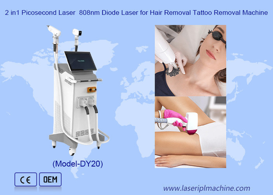 Laserowe usuwanie włosów i tatuaży 2 w 1 wielofunkcyjne Pico Second Nd Yag Laser