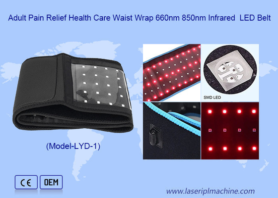 660nm 850nm Worn Wrap Deep Infrared Light Physio Therapy LED Belt dla łagodzenia bólu