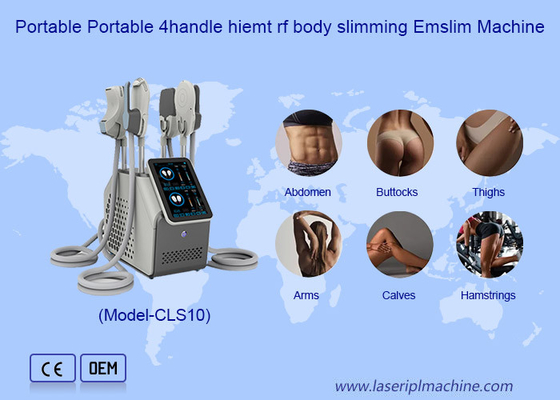 Przenośna 4 ręcznik Ems Slim Circslim Konturujący Neo RF Hi Emt Sculpting Machine