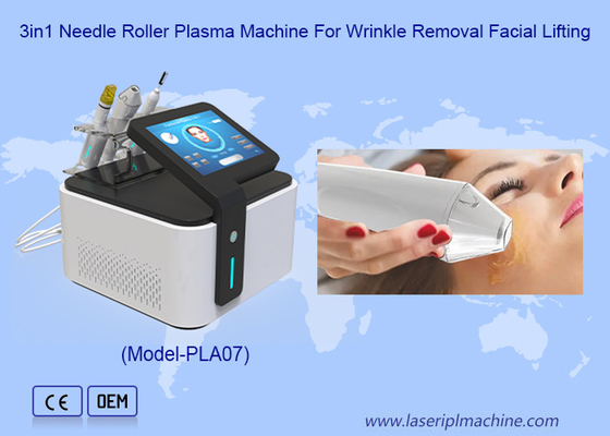 Stężenie skóry usunięcie zmarszczek Fractional Needle Roller Cold Plasma Machine