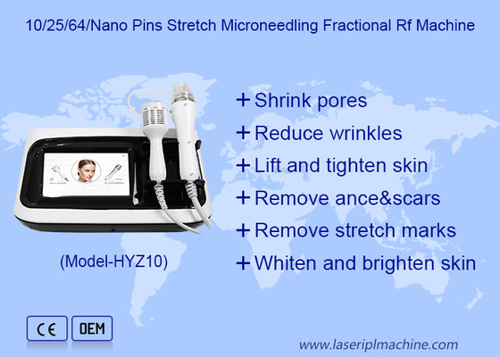 2 w 1 Złota Mikroneedle RF Lifting Machine Anti Aging Fractional Machine